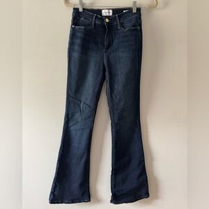 Le High Flares Frame Denim Dark Jeans